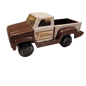 1979 TONKA Diecast Pickup Truck Brown & White Horse Logo USA